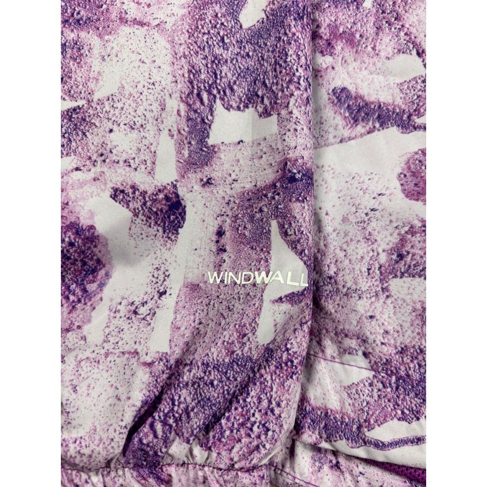NEW The North Face Hydrenaline WindWall Pullover Jacket Purple Abstract Small - Picture 6 of 8